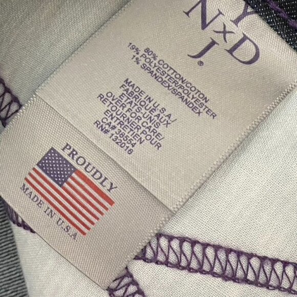 NYDJ Crop Jeans Dark Wash Sz 2 Tulip Edge  B26 - Picture 3 of 9